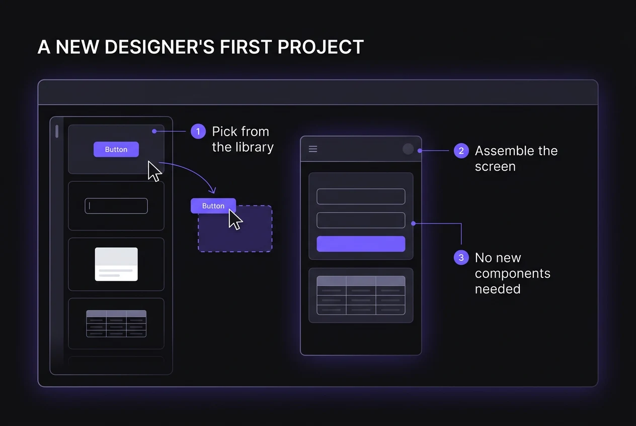 Video for “Onboarding designers to the system”.