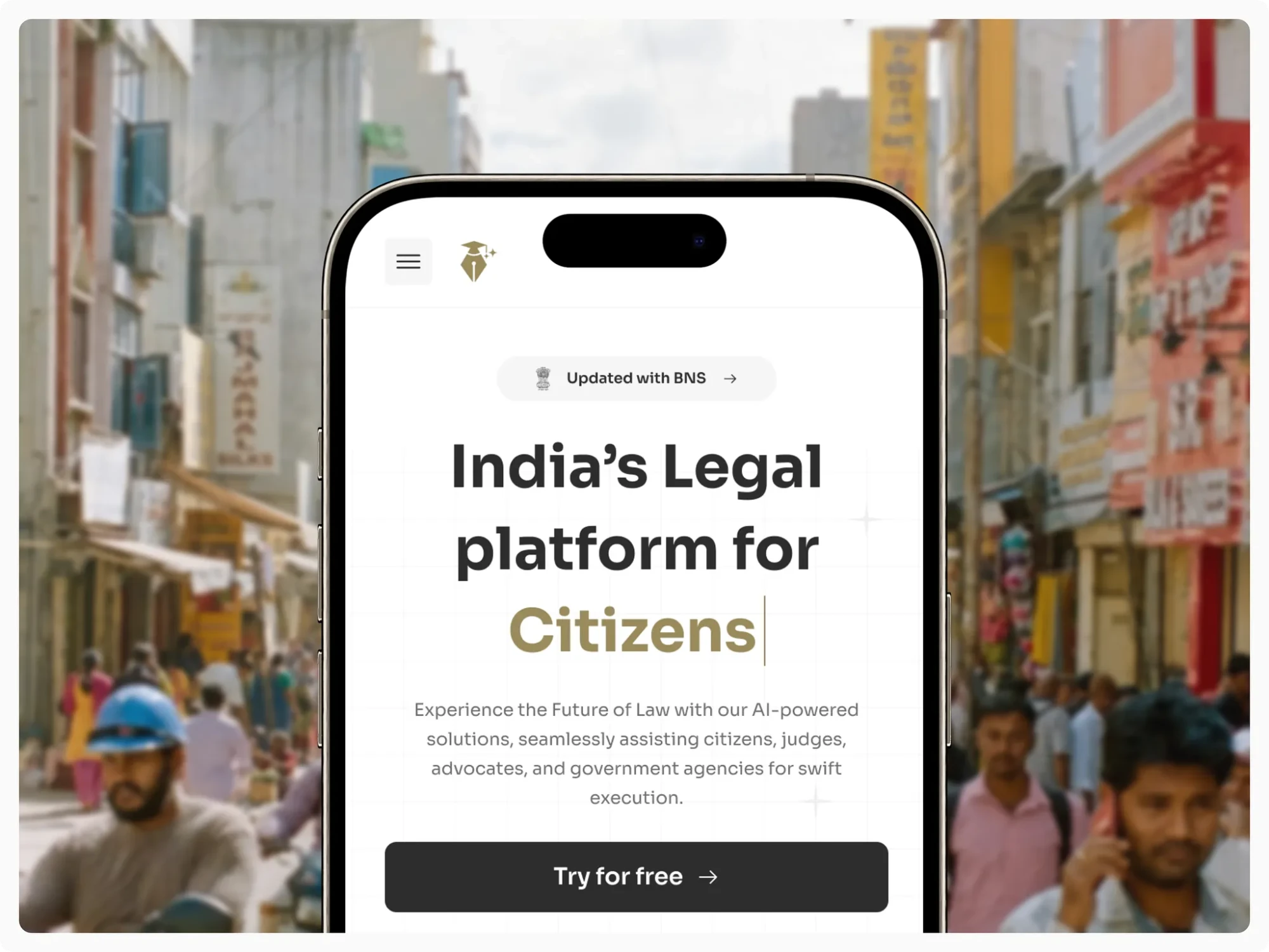 DigiLawyer on a phone: “India's Legal platform for Citizens”